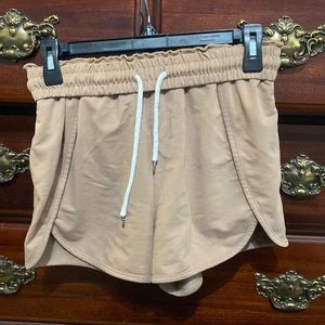 Cotton tan shorts